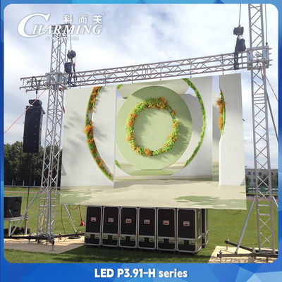 P3.91 P2.98 Novastar 4K Waterproof LED Wall Screen Sewa 500*500mm