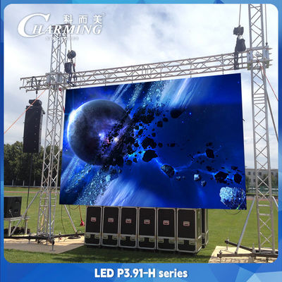 220V SMD1921 Outdoor LED Wall Display Sewa Resolusi Tinggi Video Seksi Untuk Dj Stage