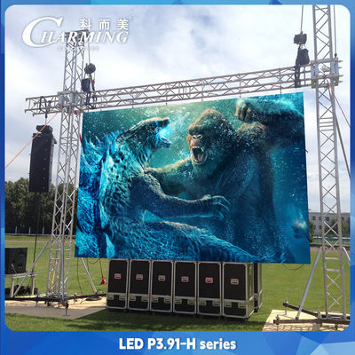 P3.91 H Series Outdoor LED Wall Display Sewa Layar Video Seksi Untuk Dj Stage