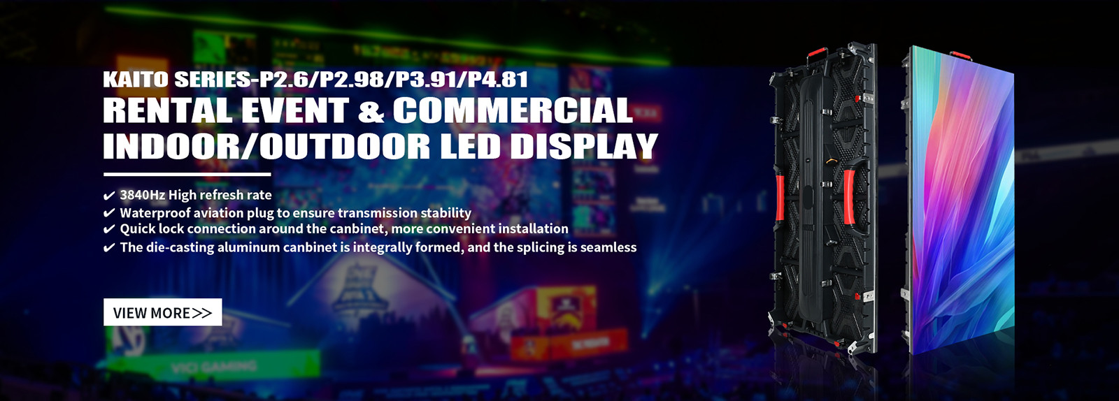 kualitas Tampilan Dinding Video LED pabrik