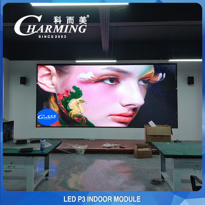 Modul LED Shopping Hall 3840HZ P3, Modul Dinding Video LED Anti Tabrakan