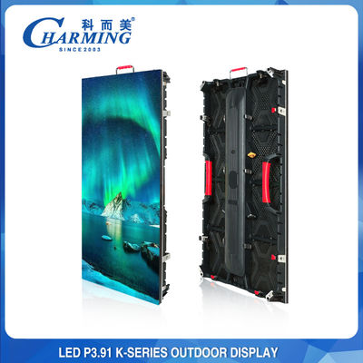 Ultrathin SMD2121 Outdoor LED Advertising Board, Penyewaan Layar LED Konser P2.6 4K