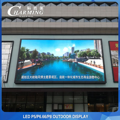 P5 P8 P10 LED Video Wall Outdoor Billboard Ukuran Besar 960*960mm