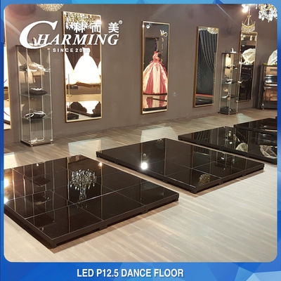 Temper GlassVideo LED Dance Floor Rental P12.5 Material Besi