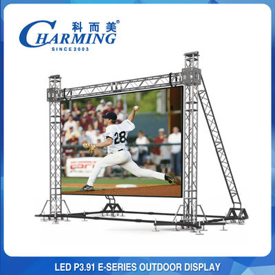 Rental LED Video Wall Display Ultra Tipis Penuh Warna Tahan Air P3.91 3840Hz