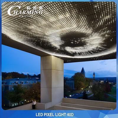 RGB 40D LED Point Light Source IP65 Dekorasi Pencahayaan Depan Dinding Bangunan