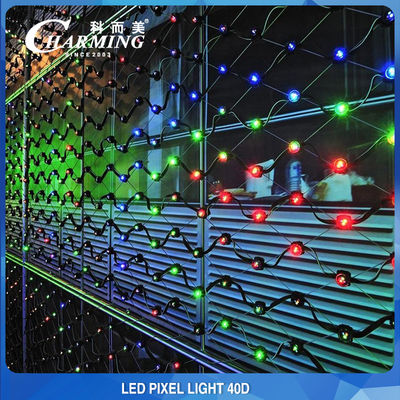 Pencahayaan Fasad Bangunan LED Multiscene Pixel 40mm SMD3535 Praktis