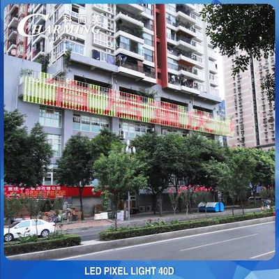 Pencahayaan Fasad Rumah Tahan Air IP68, LED Piksel Penuh Warna DC24V