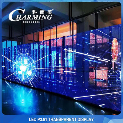 Pixel Pith P3.91MM Transparan LED Video Wall Display Serbaguna 100x50CM