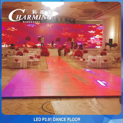 P3.91 Led Dance Floor Video Floor Untuk Sewa Acara Pameran Pernikahan
