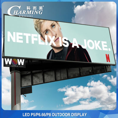 Outdoor LED Billboard P5 P8 Tampilan Dinding Video LED Tahan Air