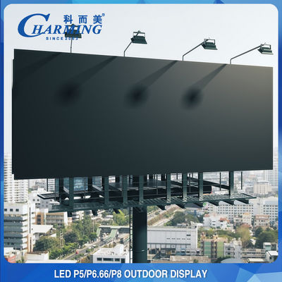 Praktis P8 Outdoor LED Video Wall Layar Billboard 120x120