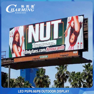 Resolusi Tinggi IP65 Waterproof Outdoor LED Video Wall dengan 5500 Nits Kecerahan untuk Acara Olahraga