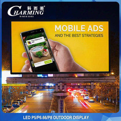 AC 110/220V Outdoor LED Video Wall Display 8K Aluminium Alloy