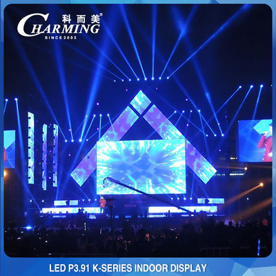 Tampilan Dinding Video LED Luar Panggung RGB P3.91 Resolusi 256x128