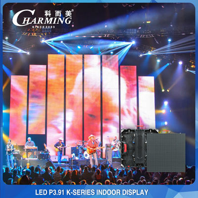 Panel Dinding Video LED Anti Tabrakan Indoor 256x128 Serbaguna