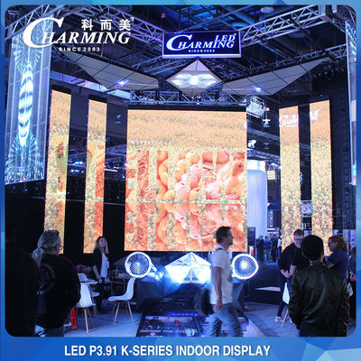 Penjualan panas LED P3.91 P4.81 di luar ruangan penyewaan led layar Bintang latar belakang led video wall screen