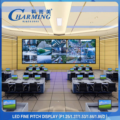 Tampilan Layar LED Pitch Halus Dalam Ruangan P1.53 P1.86 P2 Untuk Balai Perbelanjaan