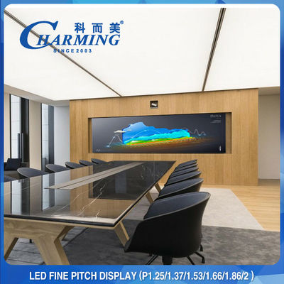 Micro HD 4K Fine Pitch LED Tampilan Dinding Video 320x240 Ultra Ramping