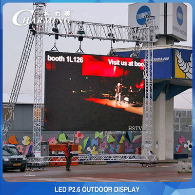 Multifungsi P2.6 LED Video Wall Display Penyewaan Luar Ruangan Untuk Pameran Dagang Konser