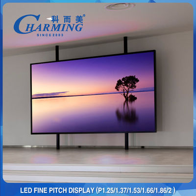 P2.5 Layar Led Ultra Tipis, Layar LED Tetap Aluminium Dalam Ruangan 4K Diecast