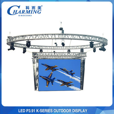 P3.91 Tampilan Dinding Video LED, Penyewaan Layar Panggung 500x1000mm 4K Penyegaran Tinggi