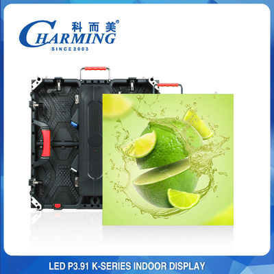 P3.91 Tampilan Dinding Video Led Dalam Ruangan 500 * 500mm Die Casting Aluminium
