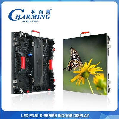Die Casting Aluminium 4K P3.91 Pemeliharaan Belakang Layar Led Dalam Ruangan
