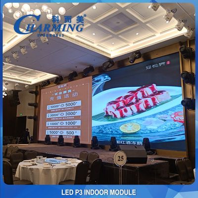 Die Casting Aluminium 4K P3.91 Pemeliharaan Belakang Layar Led Dalam Ruangan