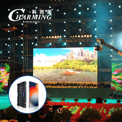 P3.91 Pemeliharaan depan LED Rental Display 5500 Kecerahan 3860HZ IP65 luar