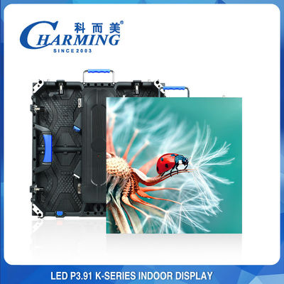 Indoor Full Color LED Video Wall Tingkat Refresh Rate Event Stage LED Screen P3.91 Mudah Dipasang