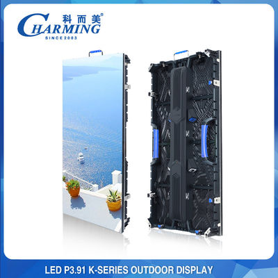Outdoor RGB P3.91 LED Tampilan Papan Iklan Besar 500x1000mm