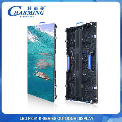 Penyewaan P3.91 Tampilan Video LED Luar Ruang IP65 K Series SMD1921