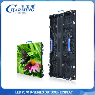 Outdoor RGB P3.91 LED Tampilan Papan Iklan Besar 500x1000mm