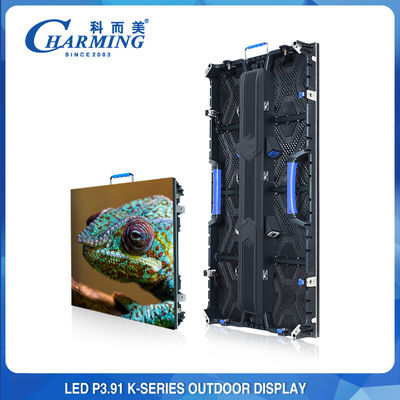 P3.91 K Series LED Outdoor Screen Ultra Wide Viewing Angle Lamp Beads Desain LED Display