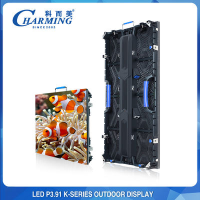 P3.91 K Series LED Outdoor Screen Ultra Wide Viewing Angle Lamp Beads Desain LED Display