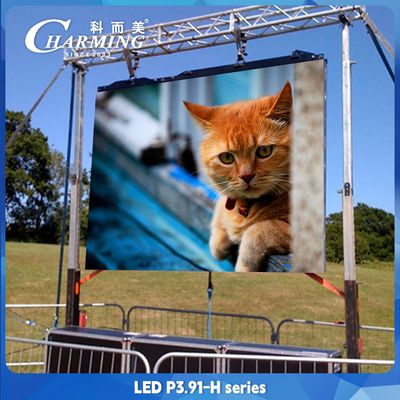 Big Rental Event LED Video Screen Waterproof IP65 Komersial P3.91 LED Tampilan Layar