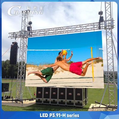 P3.91 Iklan LED Luar Ruangan Video Wall Display 3840Hz 1/16 Scan