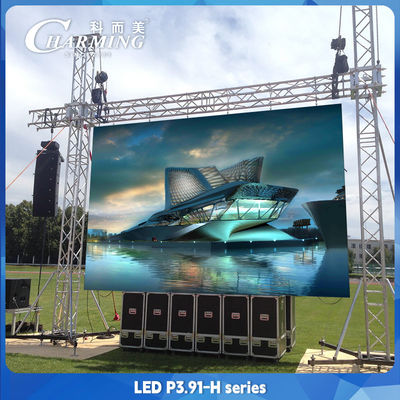 200W LED Video Wall Display Outdoor P3.91 Musik Pesta Acara Ultrathin ringan Berat