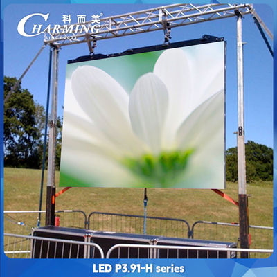 Outdoor Rental LED Screen Aluminium Alloy P3.91 Full Color LED Video Wall