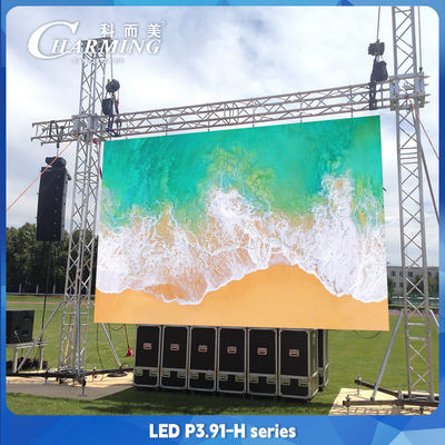 3840hz Full Color Led Video Wall HD P3.91 Layar LED Luar Ruang Besar