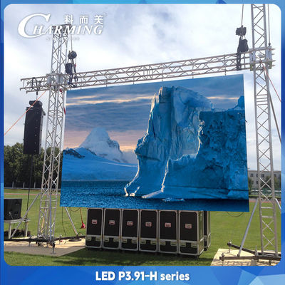4500CD/m2 P3.91 Pembuangan LED Display 500*1000mm IP65 Digital