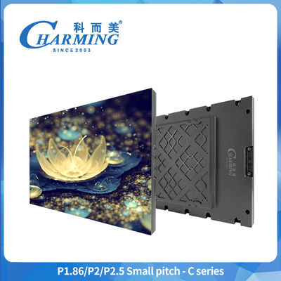 Menonton di dalam ruangan Layar besar LED Video Wall Display Instalasi tetap 3840Hz Ip45
