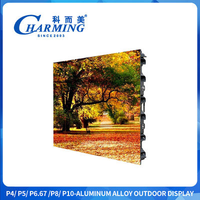 Led Advertising Screen Outdoor P4 Outdoor Led Display Screen Panel Dengan Kecerahan Tinggi 5500CD/M2