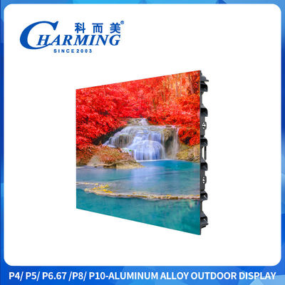SMD2525 Kinetic Led Screen P4 Street Dipasang 960x960mm Led Display Screen Dengan Umur 100000 Jam