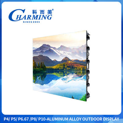 960x960mm Iklan Layar LED Luar P4 Layar Tampilan LED Luar