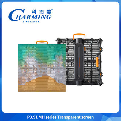 Mal Perbelanjaan 3.91mm Hd Layar Transparan Waterproof LED Video Wall Untuk Iklan