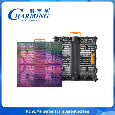 Outdoor Indoor Glass Transparent LED Film Display Panel Led Strip Display Screen