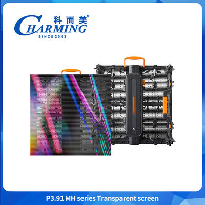 Layar Mesh LED Layar Film Transparan Fleksibel P3.91MH Seri 5000 CD/M2