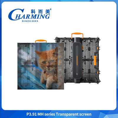 Outdoor Indoor Glass Transparent LED Film Display Panel Led Strip Display Screen